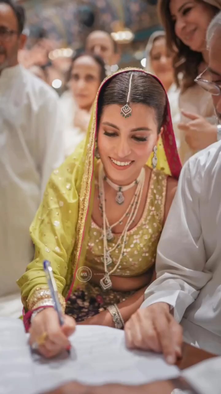 Intimate nikkah ceremony